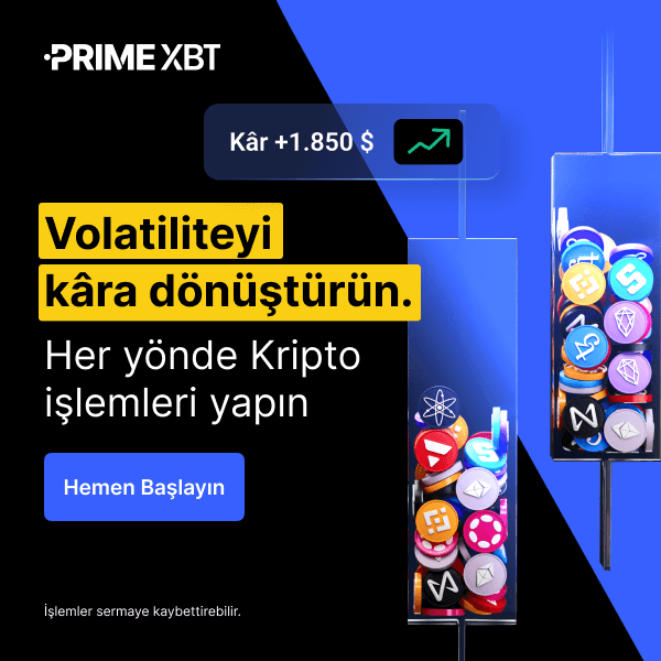 PrimeXBT Üzerinde kullanıcı arayüzü.