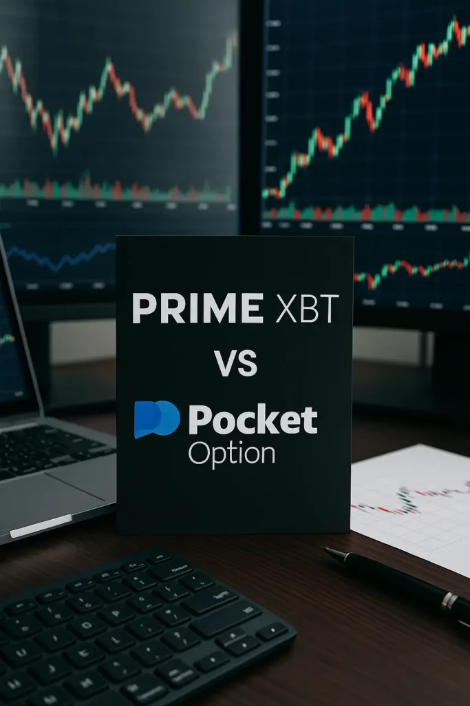 PrimeXBT vs Pocket Option kullanıcı deneyimi karşılaştırması.